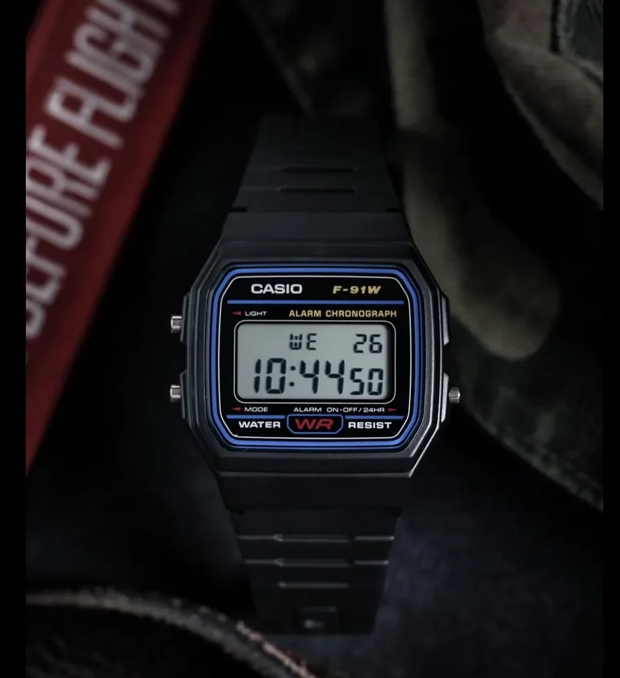 Casio F-91W Digital Watch – Vintage Look, Premium Quality
